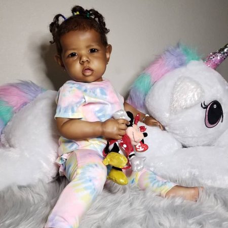 [NEW!] Reborn Baby 20" Realistic African American Black Newborn Baby, Lifelike Toddler Doll Looks Really Cute -Creativegiftss - [product_tag] RSAJ-Creativegiftss